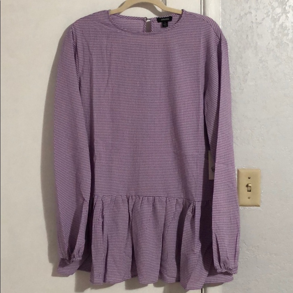 Purple Gingham Dress